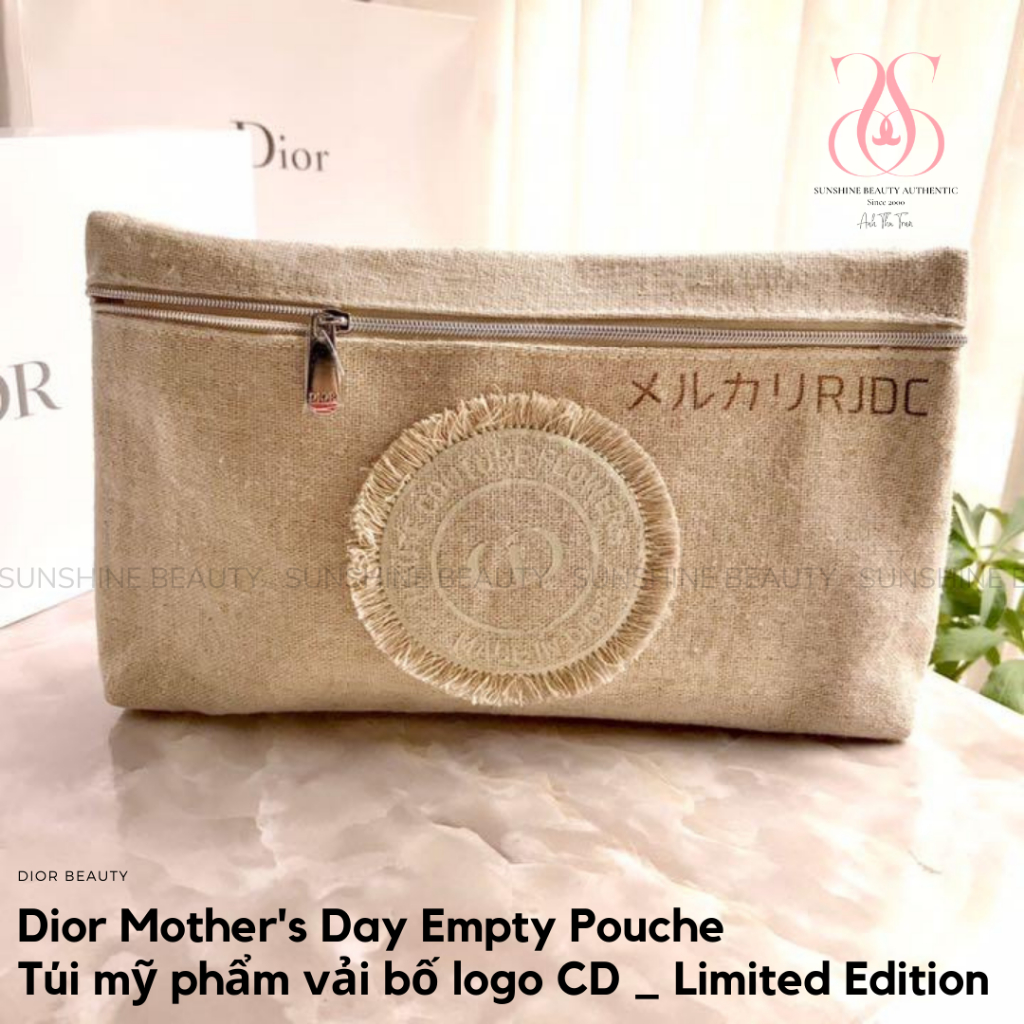 Gift Dior _ Túi mỹ phẩm Hồng Dior