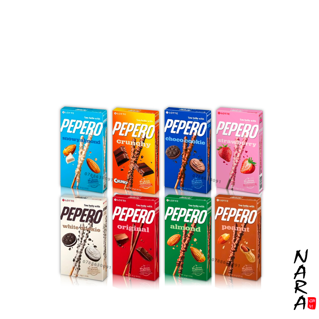 Bánh Que Lotte Hàn Quốc PEPERO hộp 47gr