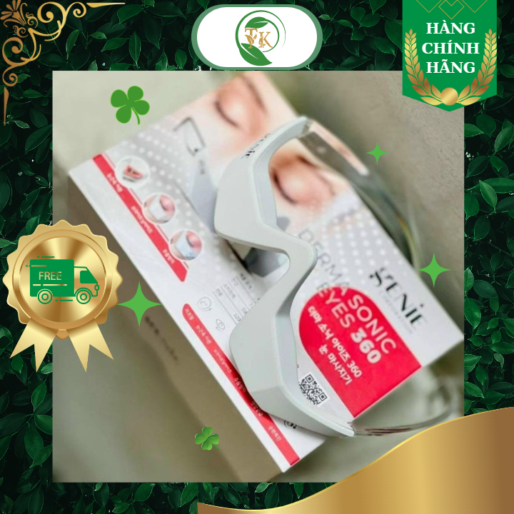 Máy Massage Giảm Thâm Bọng Mắt DERMA SONIC EYES 360 GENIE, máy Massage mắt Genie