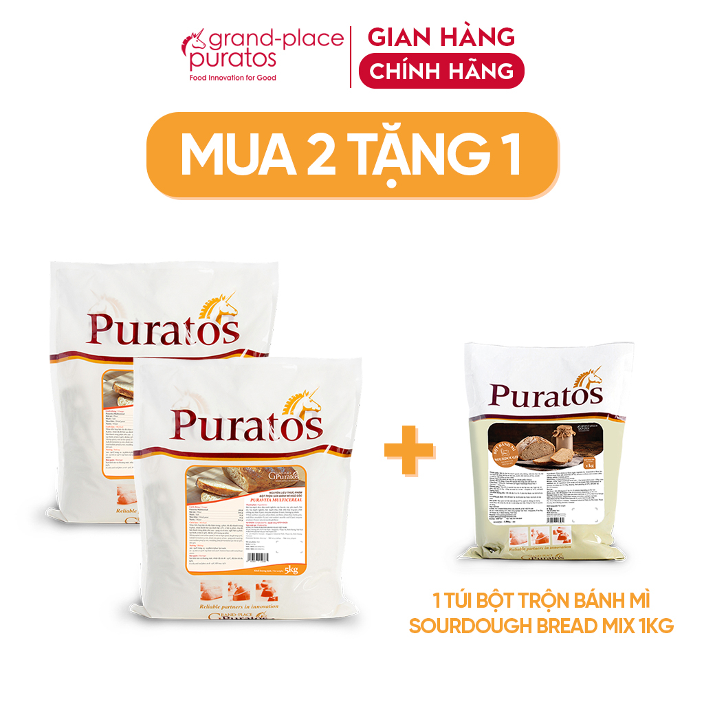 Bột Trộn Bánh Mì Ngũ Cốc Puratos Grand-Place VN - 5 Kg-4116066