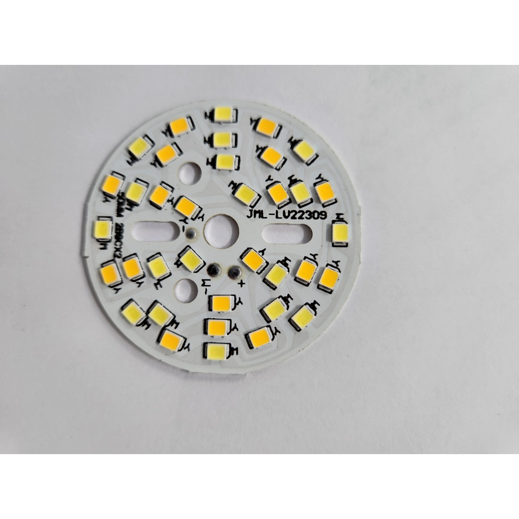 Chíp led 9W 3 màu, Phi 50mm thay thế cho đèn âm trần, sáng 3 chế độ màu