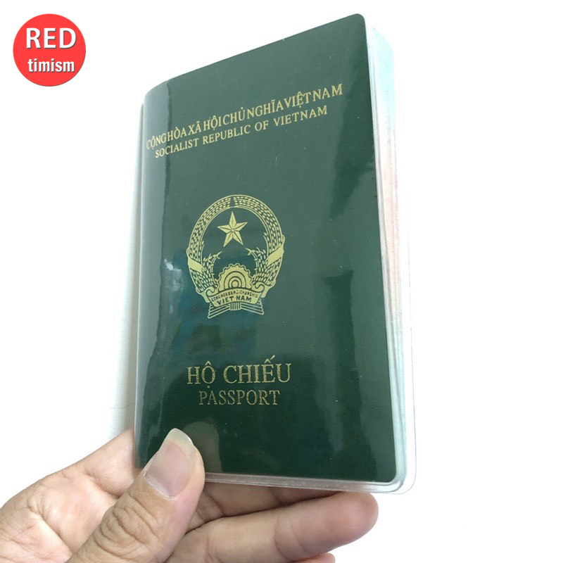 Vỏ Bọc Hộ Chiếu (Passport) Trong Suốt Bao Túi Đựng Passport Nhựa PVC- THẻ CCCD