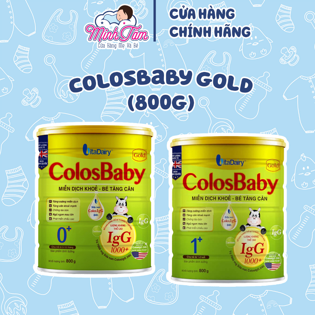 Sữa bột Vitadairy Colosbaby Gold 0+,1+,2+