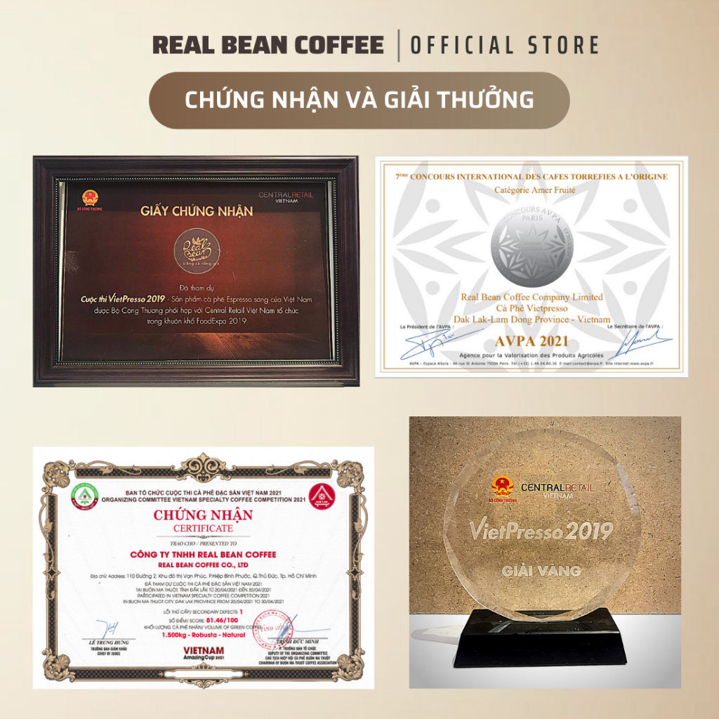 Set Quà Tặng Cho Doanh Nghiệp - Cà Phê Đặc Sản Real Bean Coffee