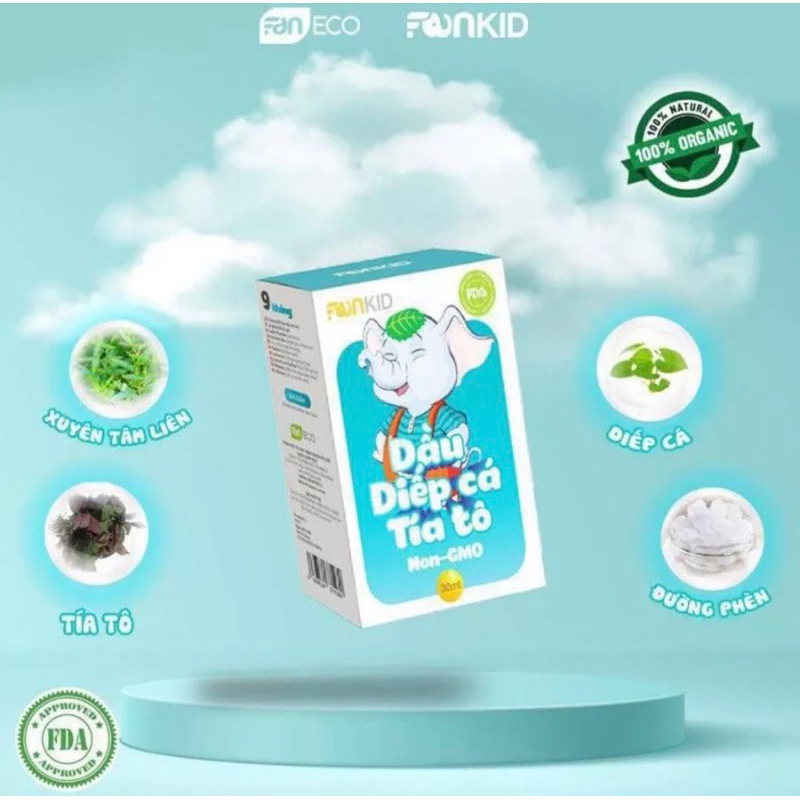 Diếp cá Tía Tô Faneco { Chính Hãng}