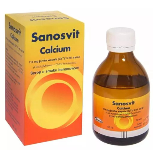 Canxi hữu cơ cho bé Sanosvit 150ml vị chuối