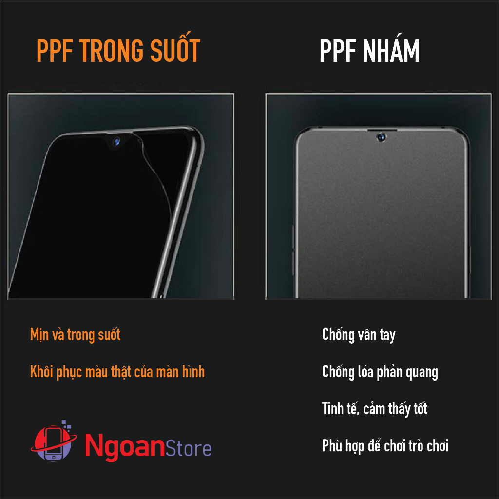 Miếng dán PPF cho điện thoại Samsung Galaxy S23 Ultra S23 Plus S23 chống bám vân tay tự phục hồi vết xước - Ngoan Store