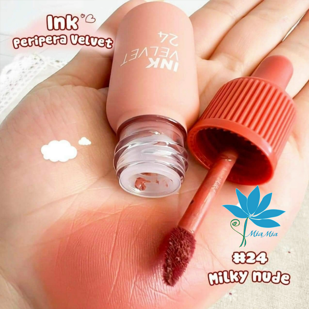Son Ink Màu 24 Milky Nude Hồng Nâu Sữa Kem Lì Peripera Ink Velvet Lip Tint Mới Nhất 4g [CAM KẾT CHÍNH HÃNG]