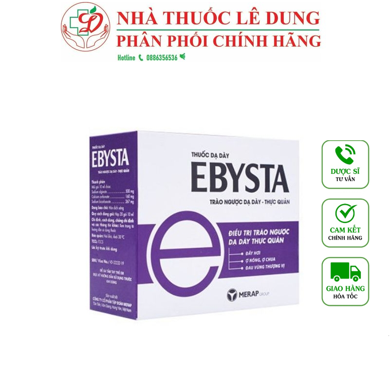 ✓ Ebysta - Hộp 20 gói