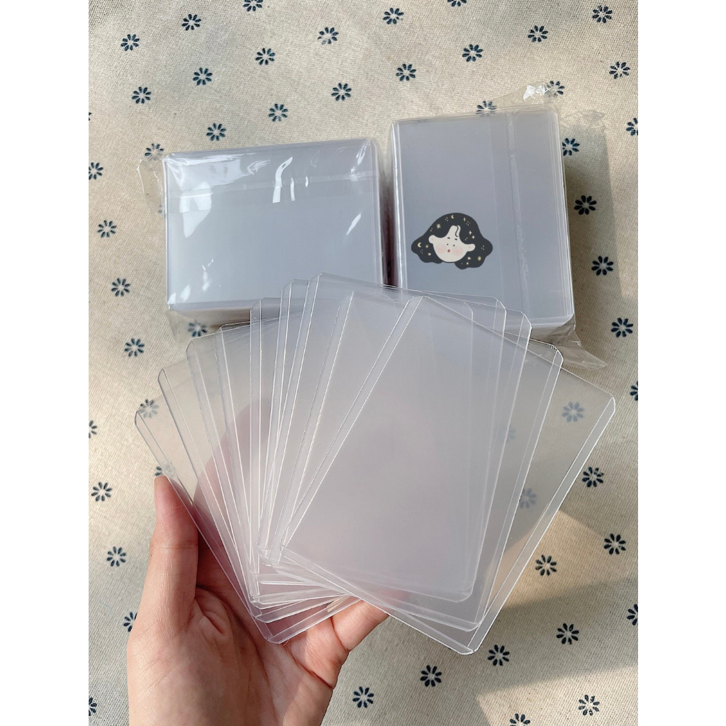 [COMBO] Toploader Có Seal / Không Seal Trơn Kích Thước A7/B8+ Đựng Card Ảnh Idol Kpop Card Anime, Th