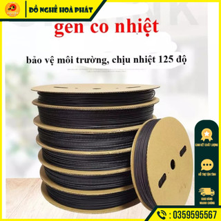 Ống gen co nhiệt - gen đốt nhiệt Phi 3mm và 5mm