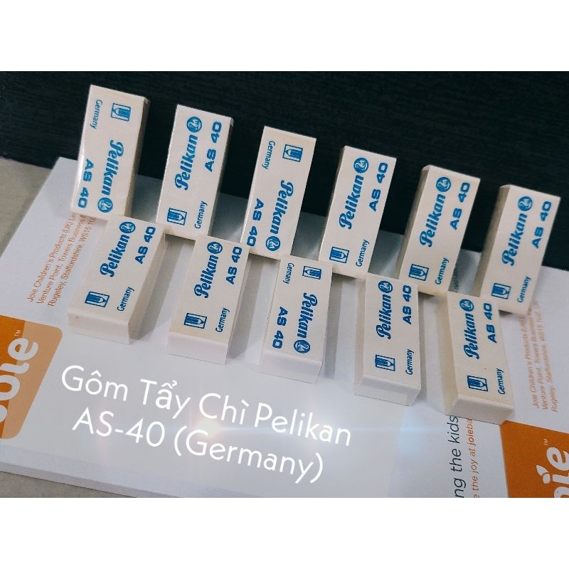 Gôm tẩy chì cao cấp Pelikan AS-40 (Made in Germany) mịn, sạch hiệu quả cao.