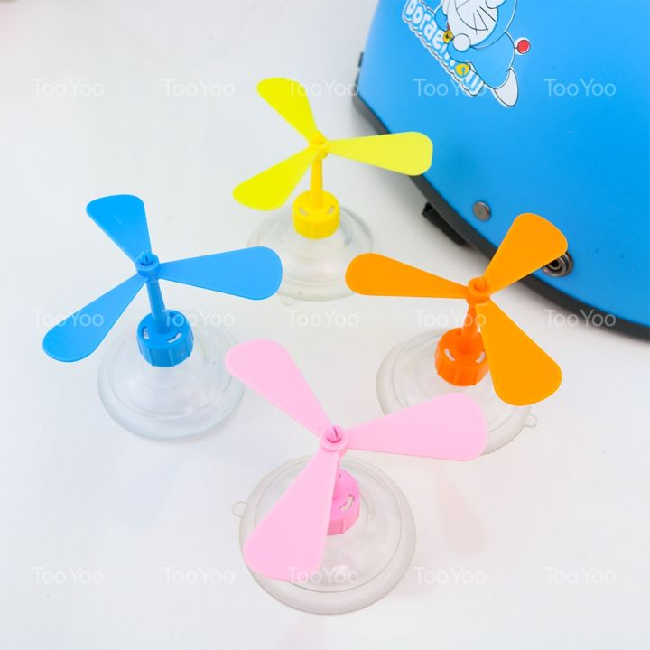 Chong chóng gắn mũ bảo hiểm nhiều màu,trang trí mũ nón đẹp và độc - Tặng kèm keo dán 3M siêu chắc