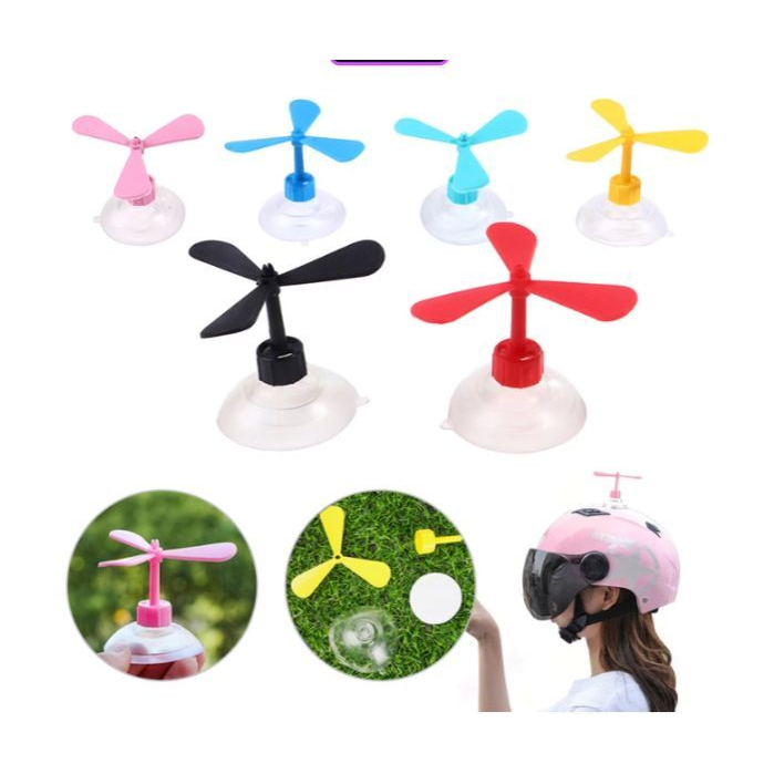 Chong chóng gắn mũ bảo hiểm nhiều màu,trang trí mũ nón đẹp và độc - Tặng kèm keo dán 3M siêu chắc