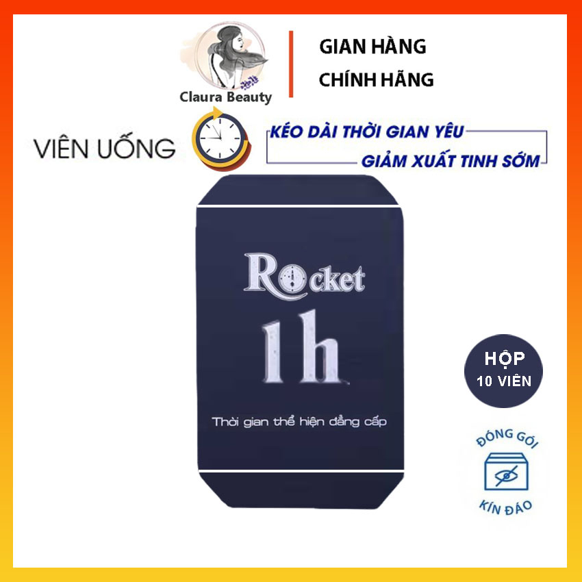 Viên Uống Tăng cường sinh lý nam, như Rocket 1h kéo dài thời gian, cải thiện sinh lý nam Claura Beauty