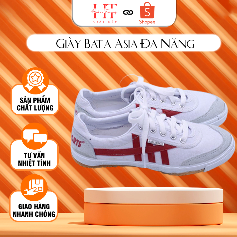 Giày Thể Thao Giày Dép Hoài Trang - Giày Bata Asia Đa Năng Nam Nữ, Chạy Bộ, Đá Banh, Chơi Cầu Lông