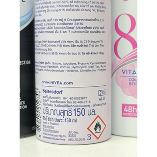 Xịt Khử Mùi Nữ NIVEA 150ml Thái Lan
