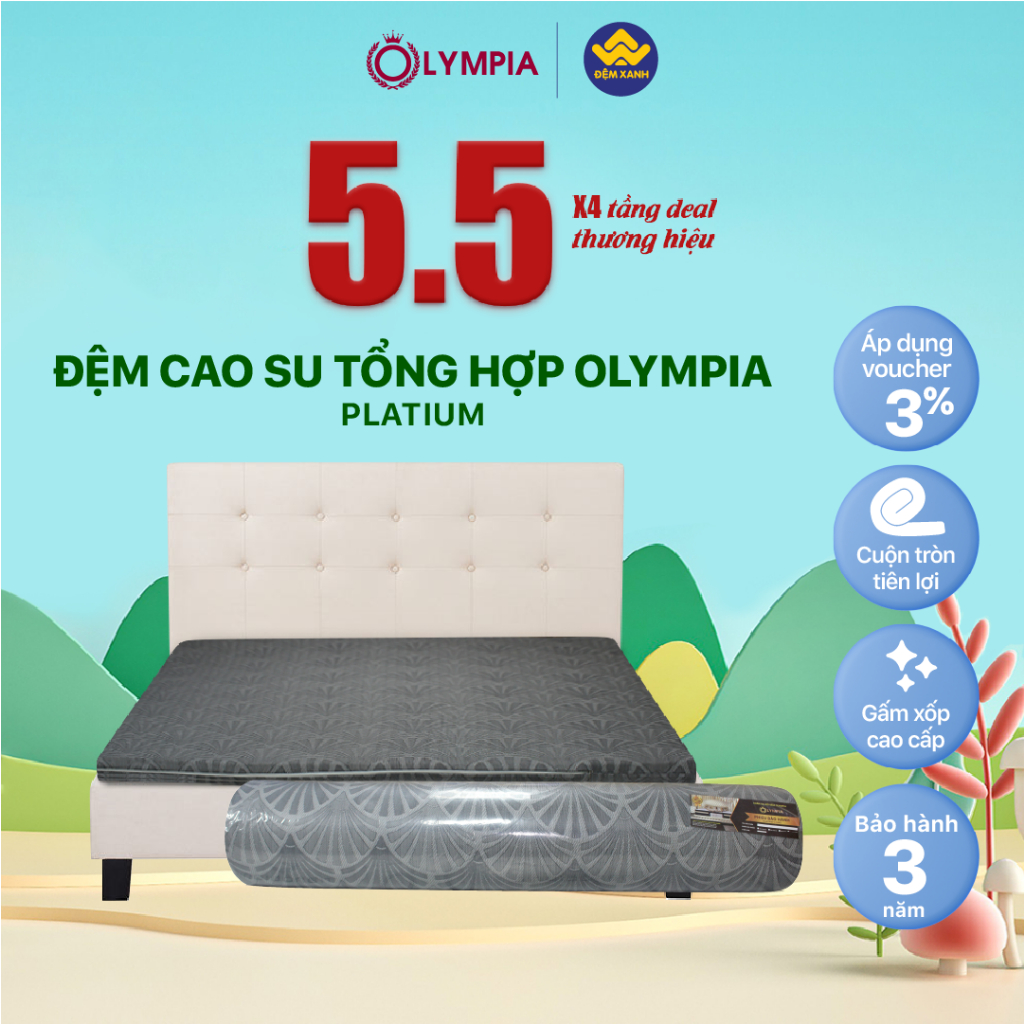 Đệm cao su non Olympia Platium