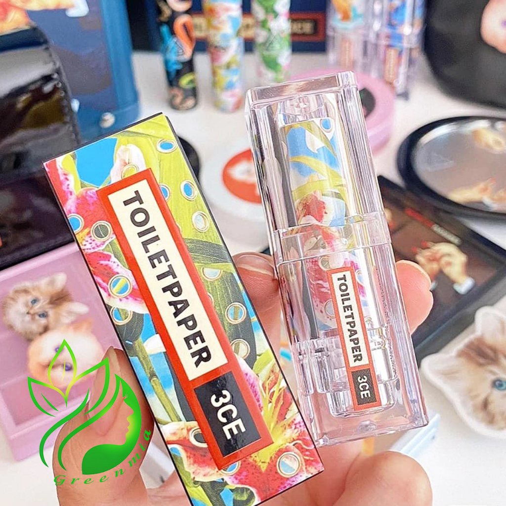 Son 3CE Toilet Paper Cold Space Son Thỏi Đỏ Cherry Siêu Mịn Tôn Da Vô Cùng Quyến Rũ