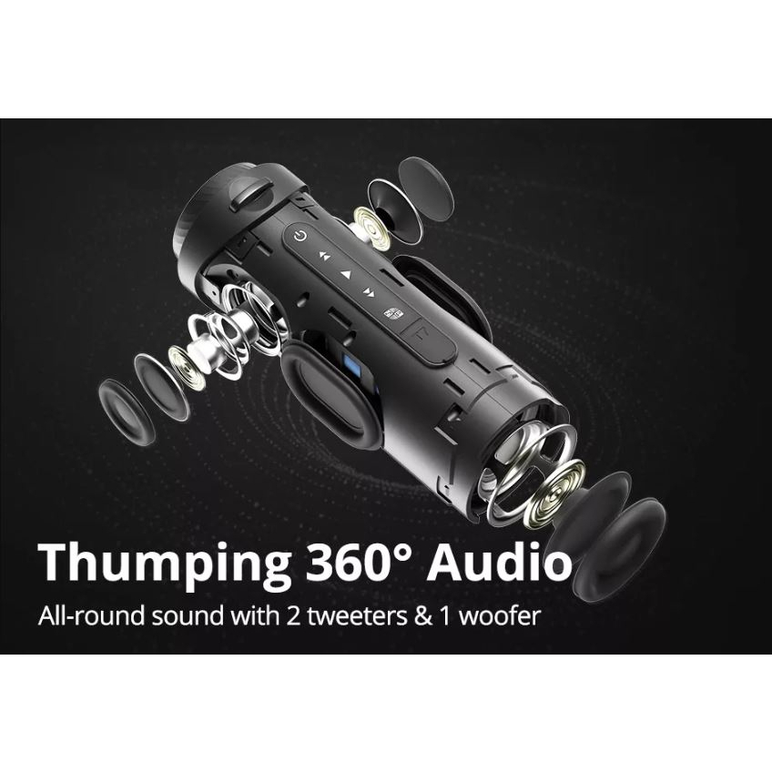 Loa Bluetooth Tronsmart T7 Công suất 30W, Chống nước IPX7, Âm thanh siêu trầm, Nghe nhạc 12 giờ, hàng chính hãng