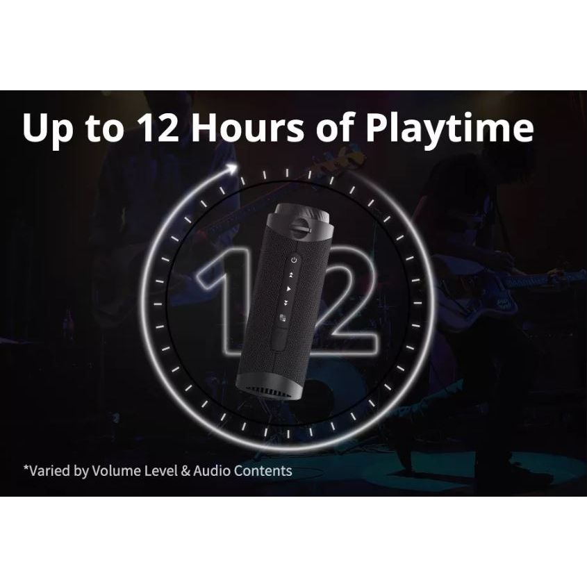 Loa Bluetooth Tronsmart T7 Công suất 30W, Chống nước IPX7, Âm thanh siêu trầm, Nghe nhạc 12 giờ, hàng chính hãng