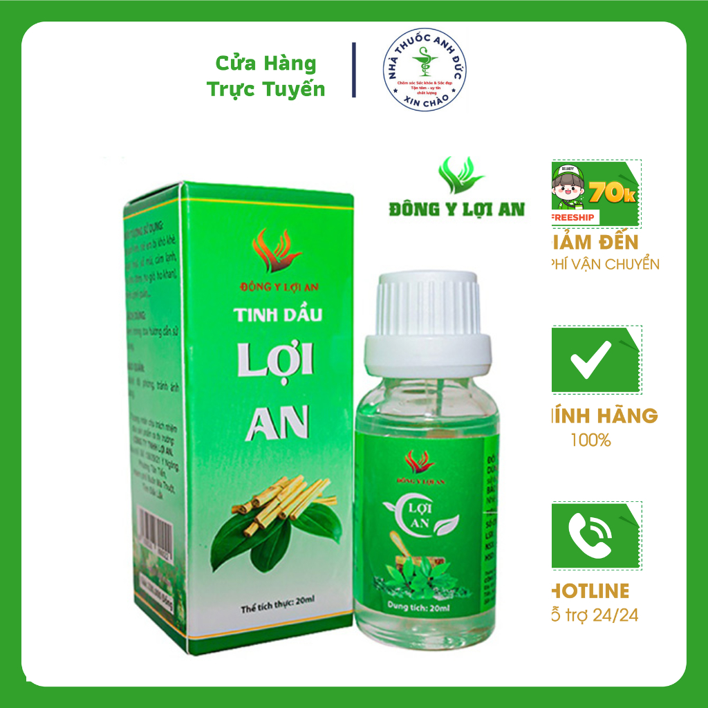 Tinh dầu Lợi An giúp bé trớ ra đờm nhẹ nhàng, giảm ho đờm sổ mũi, thở khò khè, bé ngủ ngon giấc đến sáng