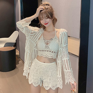 SET Bikini LEN MÓC, đồ bơi len móc Style Hàn quốc "sang trọng #hh666