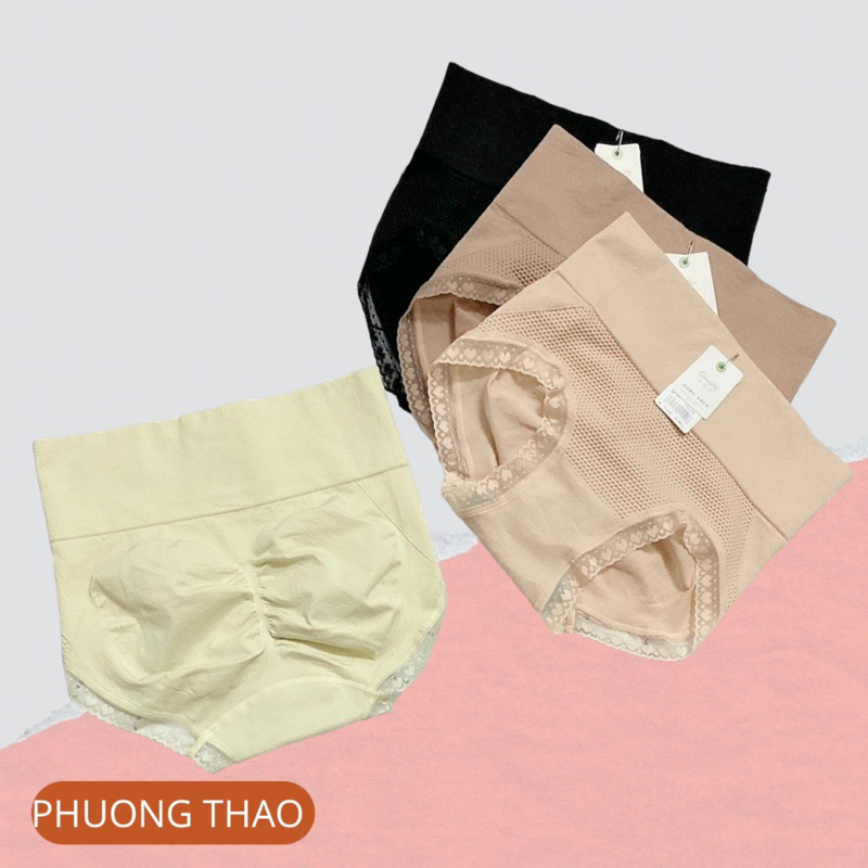 Quần lót nữ cạp cao nâng mông gen bụng định hình cao cấp PT227