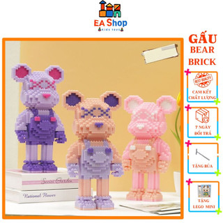 Đồ chơi mô hình lắp ráp le.go Bearbrick 35cm, Lắp ghép mô hình nhân vật rất đáng yêu
