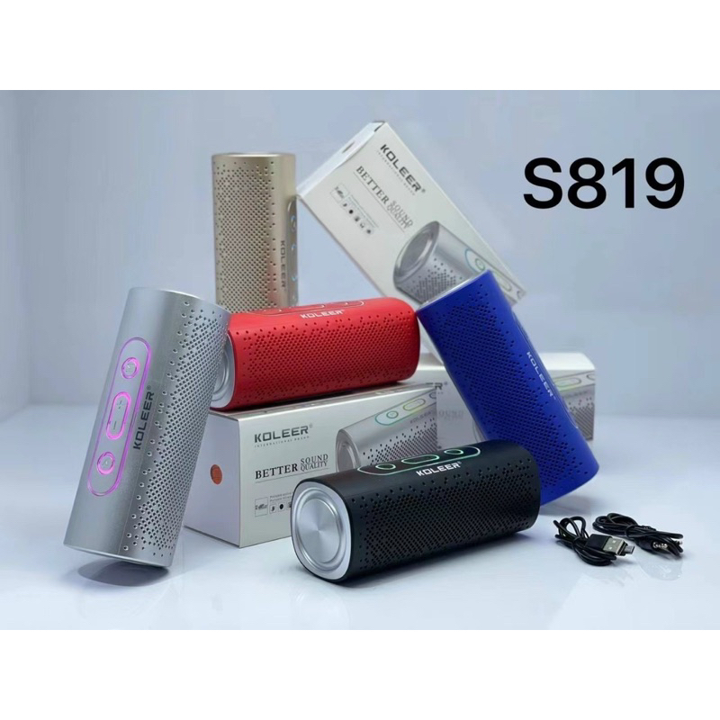 Loa bluetooth KOLEER S819 nhỏ xinh, chất lượng âm thanh cực đỉnh