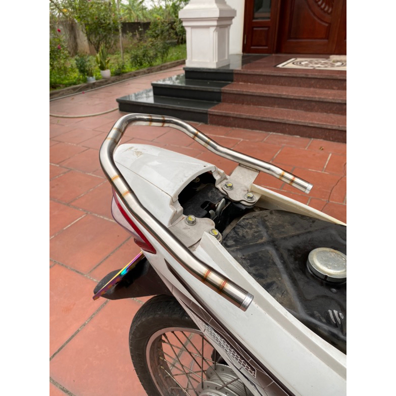 Tay sách inox 304 gắn cho Wave 50/100/110cc, RSX, S110, Wave blade