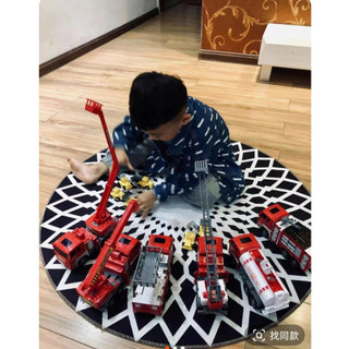 Combo 6 xe cứu hỏa cỡ lớn chạy đà cho bé