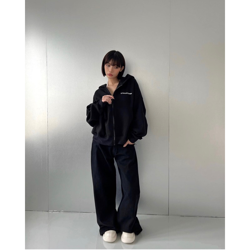 ÁO KHOÁC NỈ FORM BOXY TFL HOODIE JACKET