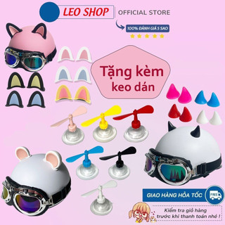 Tai mèo, tai gấu, sừng nhỏ, chong chóng gắn mũ bảo hiểm cực xinh, phụ kiện gắn nón bảo hiểm