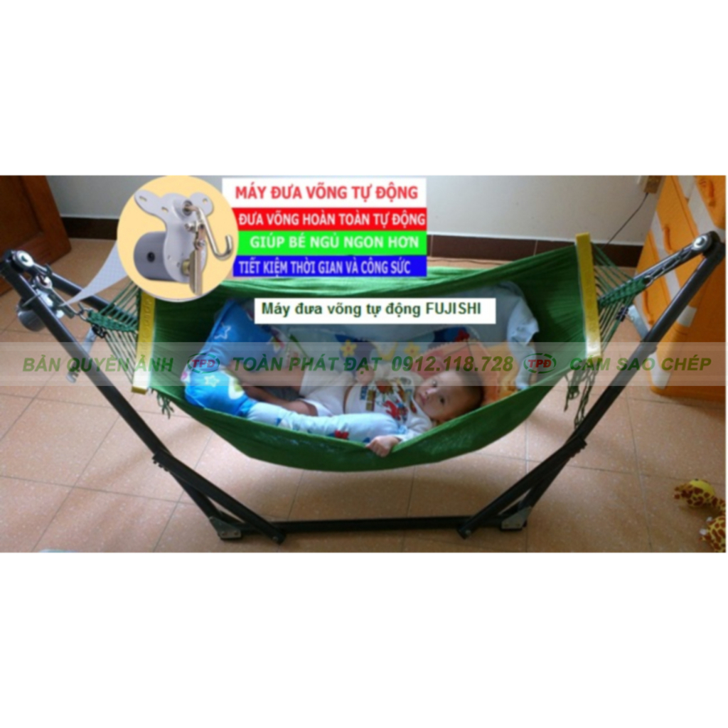 Máy đưa võng Fujishi tự động cho bé