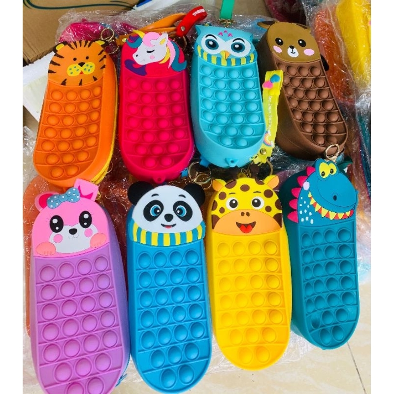 Hộp đựng bút Pop it nhiều màu