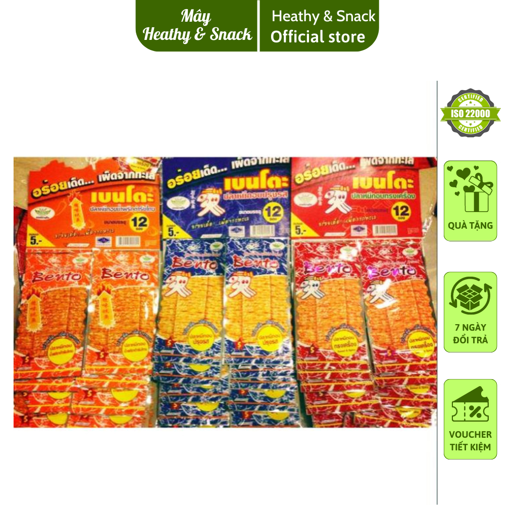 Mực Bento Thái (vỉ 5g/13 gói )