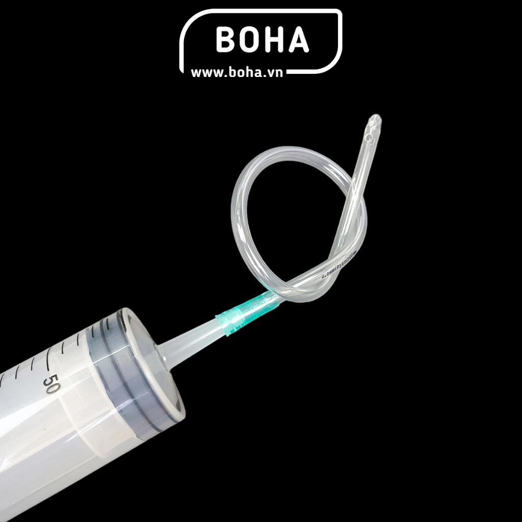 Combo 5 Dây hút dung dịch 6x280mm, Vòi nhựa gắn xilanh - XLV6C