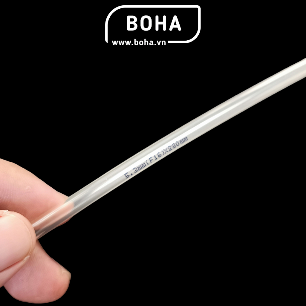 Combo 5 dây nhựa gắn xilanh 5.3mm x 280mm, vòi gắn xilanh cỡ lớn - XLV5C2