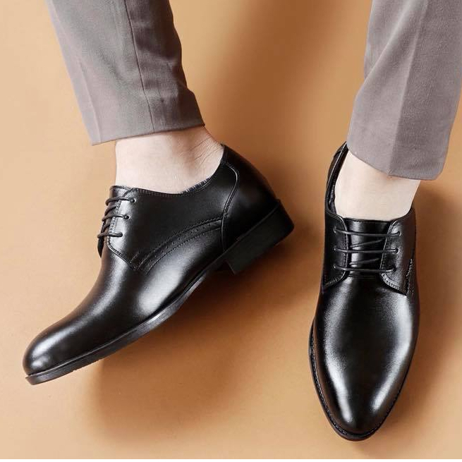 giày da nam, là thủ công da thật kiểu dáng Derby bảo hành 12 tháng - T204 | BigBuy360 - bigbuy360.vn