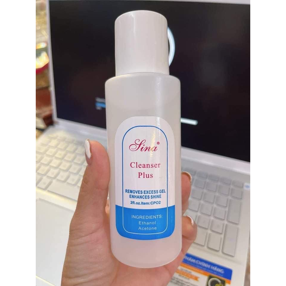 Nước cồn lau gel Sina, nước cọ rửa, lau móng