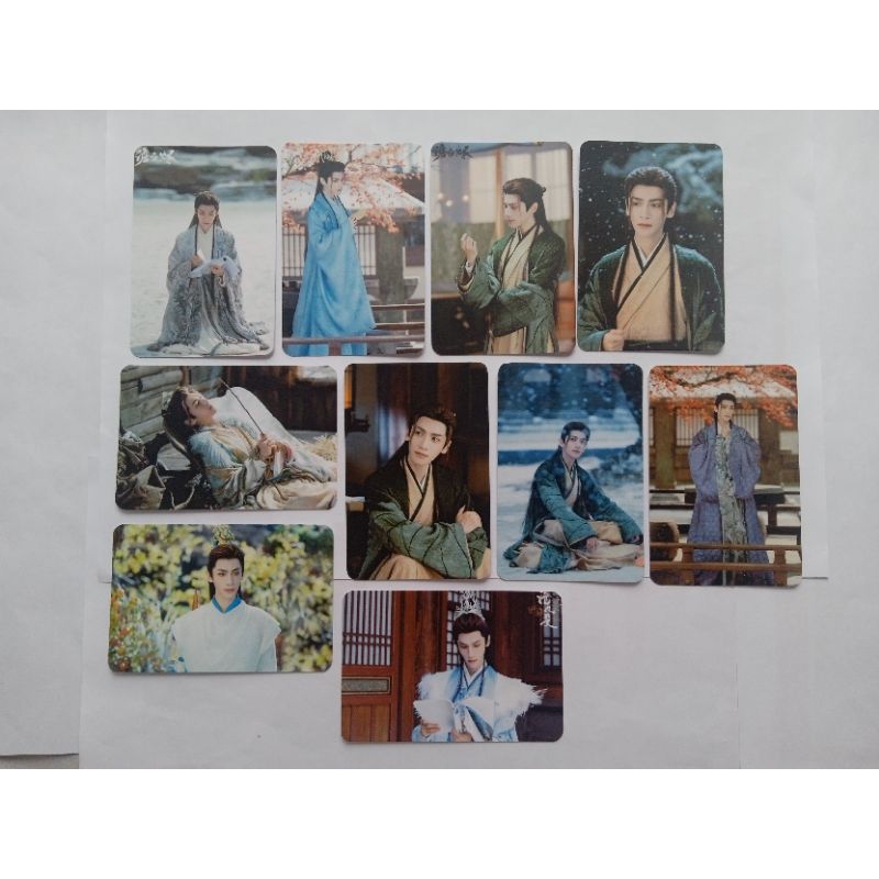 Full 10 card bo góc La Vân Hi, có tặng kèm slevee. Trường Nguyệt Tẫn Minh, Đàm Đài Tẫn, Minh Dạ, Bạch Lộc