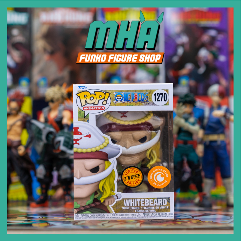 Chính Hãng Funko Pop Animation One Piece - Mô Hình Whitebeard Crunchyroll Exclusive Chase limited ed