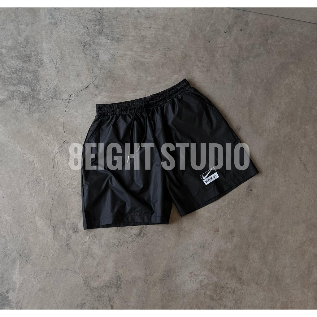 Quần short dù thể thao nike stussy thoải mái vận động chống nước full team tag