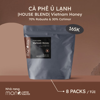 Cà phê cold brew vietnam blend 30% robusta - 70% catimor, túi ủ tiện lợi, rang vừa, mono coffee lab