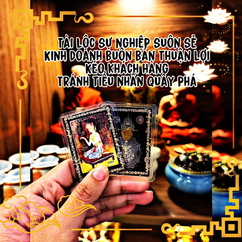 Kim bài trang trí nàng tài lộc ❤️