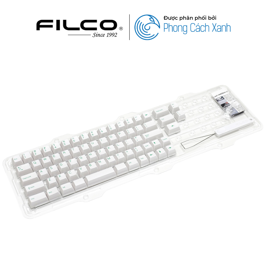 Keycap bàn phím cơ Filco High profile Doubleshot for Minila Air - Hàng Mỹ thương hiệu Nhật Bản - Hàng Chính Hãng