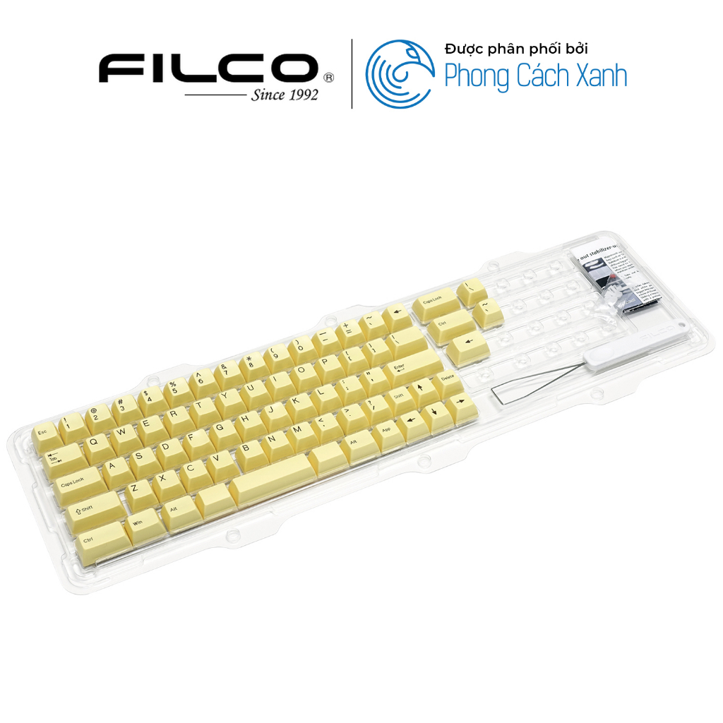 Keycap bàn phím cơ Filco High profile Doubleshot for Minila Air - Hàng Mỹ thương hiệu Nhật Bản - Hàng Chính Hãng