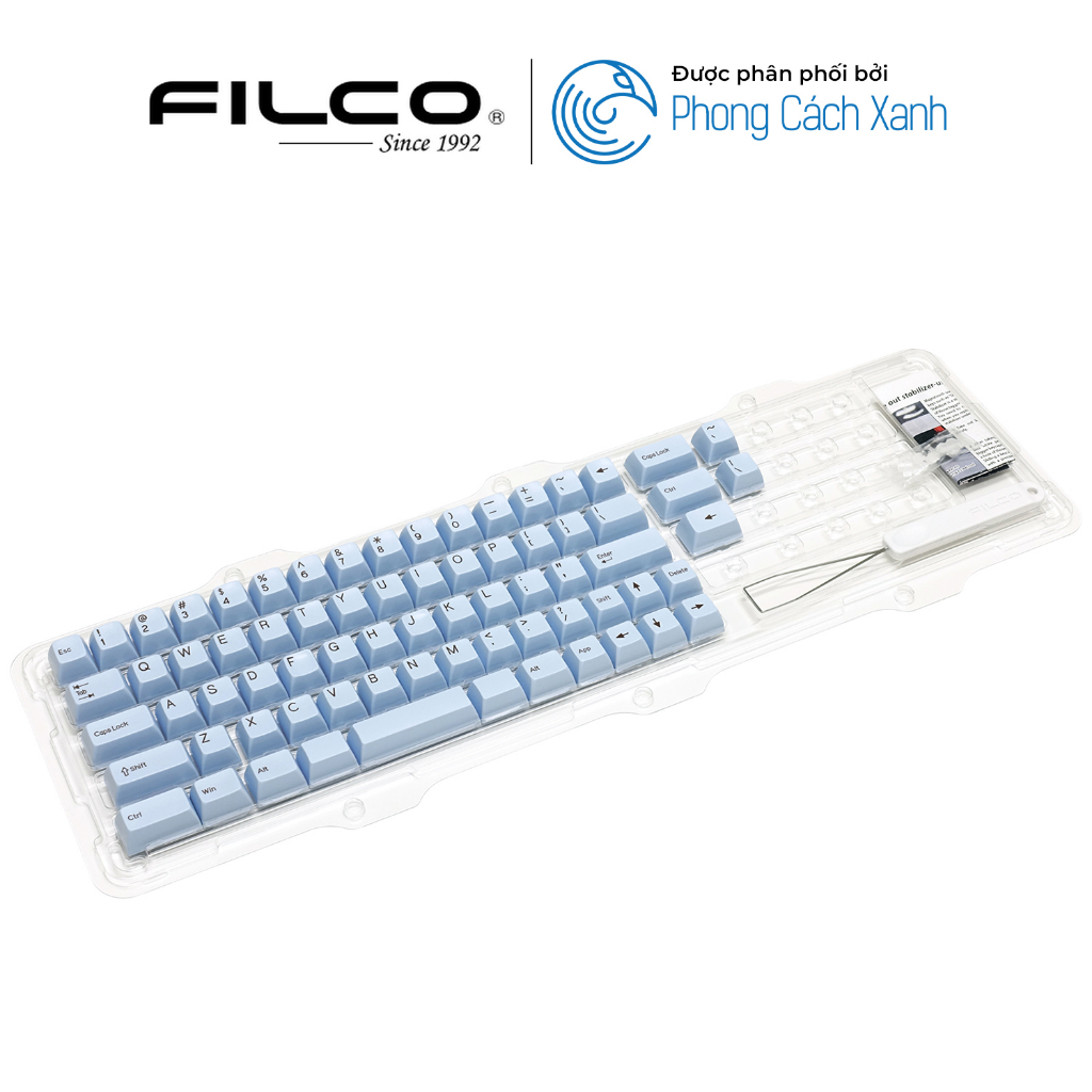 Keycap bàn phím cơ Filco High profile Doubleshot for Minila Air - Hàng Mỹ thương hiệu Nhật Bản - Hàng Chính Hãng