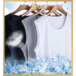 Áo ba lỗ lưới thông hơi kháng khuẩn nam, áo ba lỗ thể thao thun lạnh thông thoáng mát năng động trẻ trung A3L01